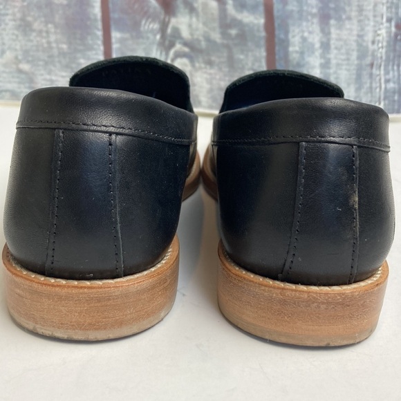 Patina Portland Leather Goods Genuine Leather Rounded Toe Loafer 6.5 Preppy - Picture 7 of 16